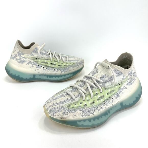Yeezy Adidas Boost 380 GW0304 Women Sneaker Sz 10 Alien Blue Reflective Mid-Top - Picture 1 of 16